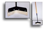 V-shaped squeegee